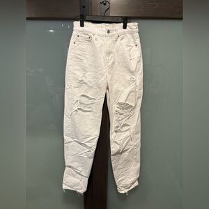 American Eagle Outfitters White Denim